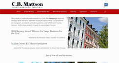 Desktop Screenshot of cbmattson.com