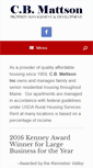 Mobile Screenshot of cbmattson.com